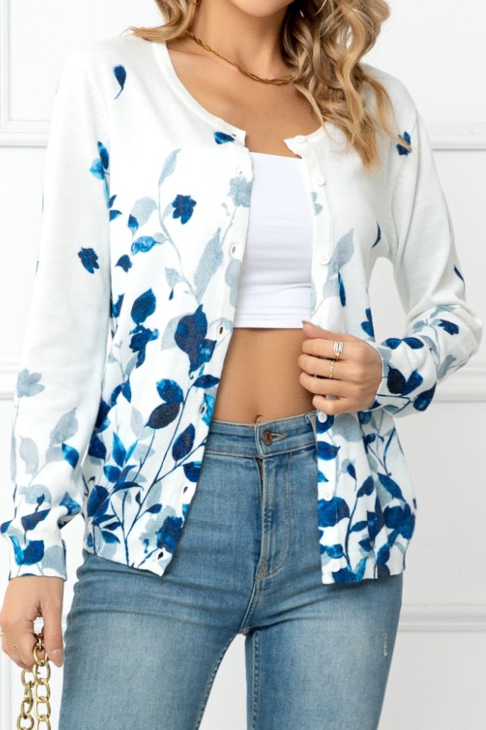 Fond of Floral Button Up Cardigan | 3 colors |