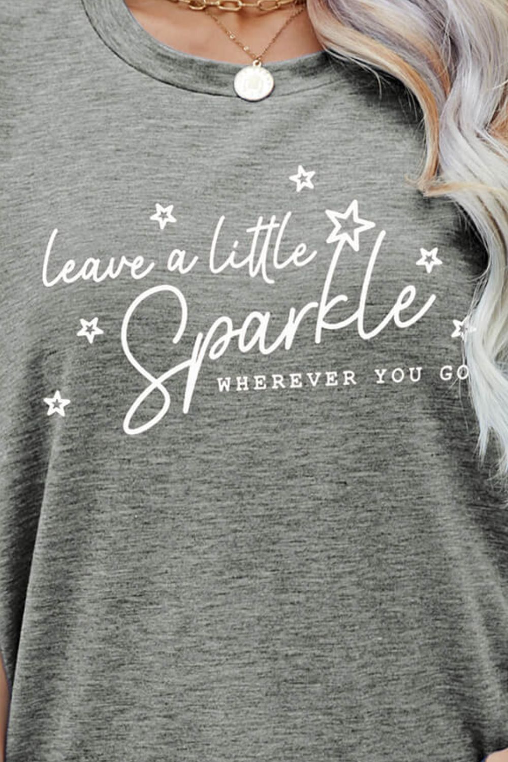 Leave a Little Sparkle Graphic Tee | 6 colors |