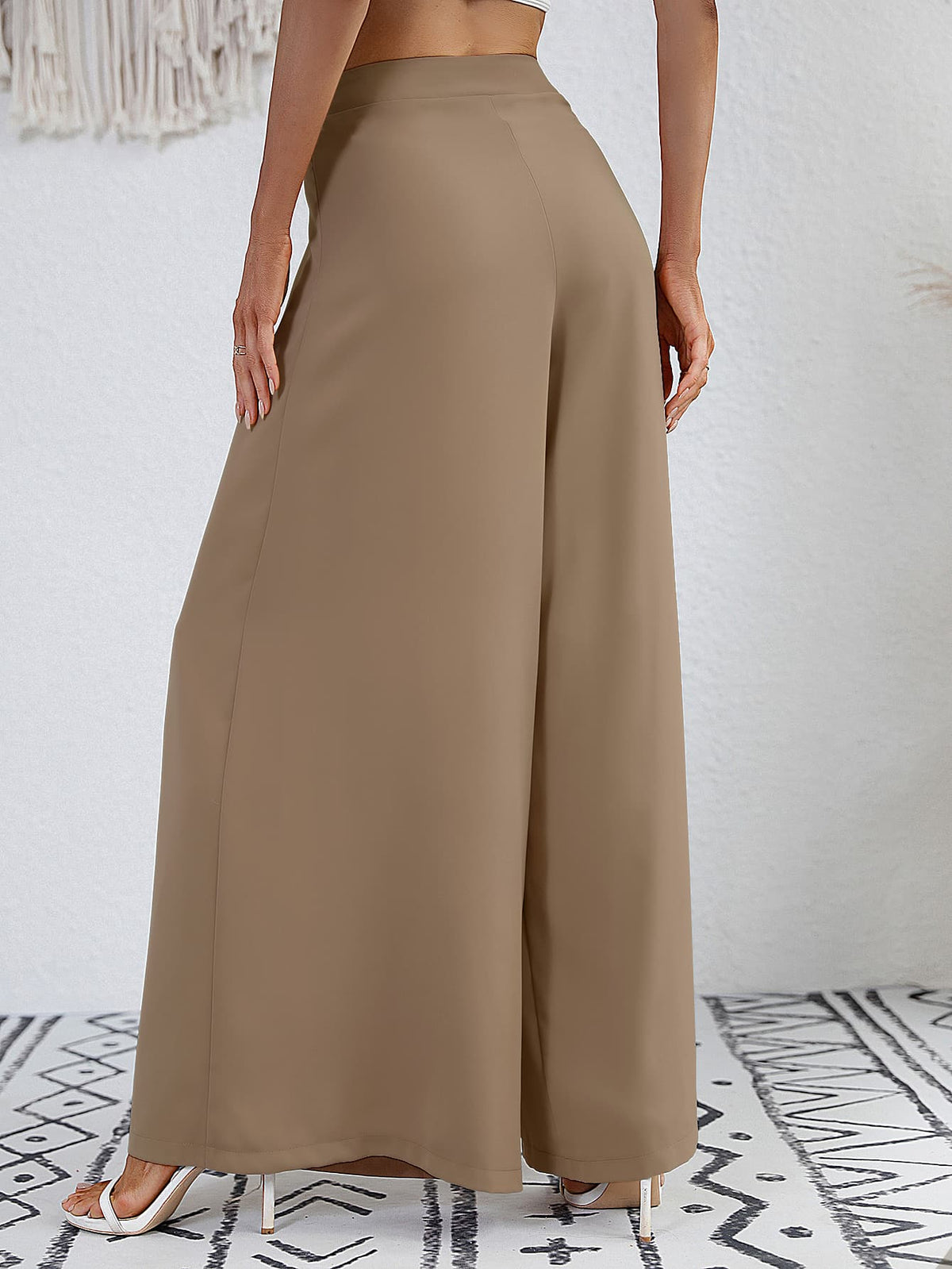 Weekender Wide Leg Pants in Camel