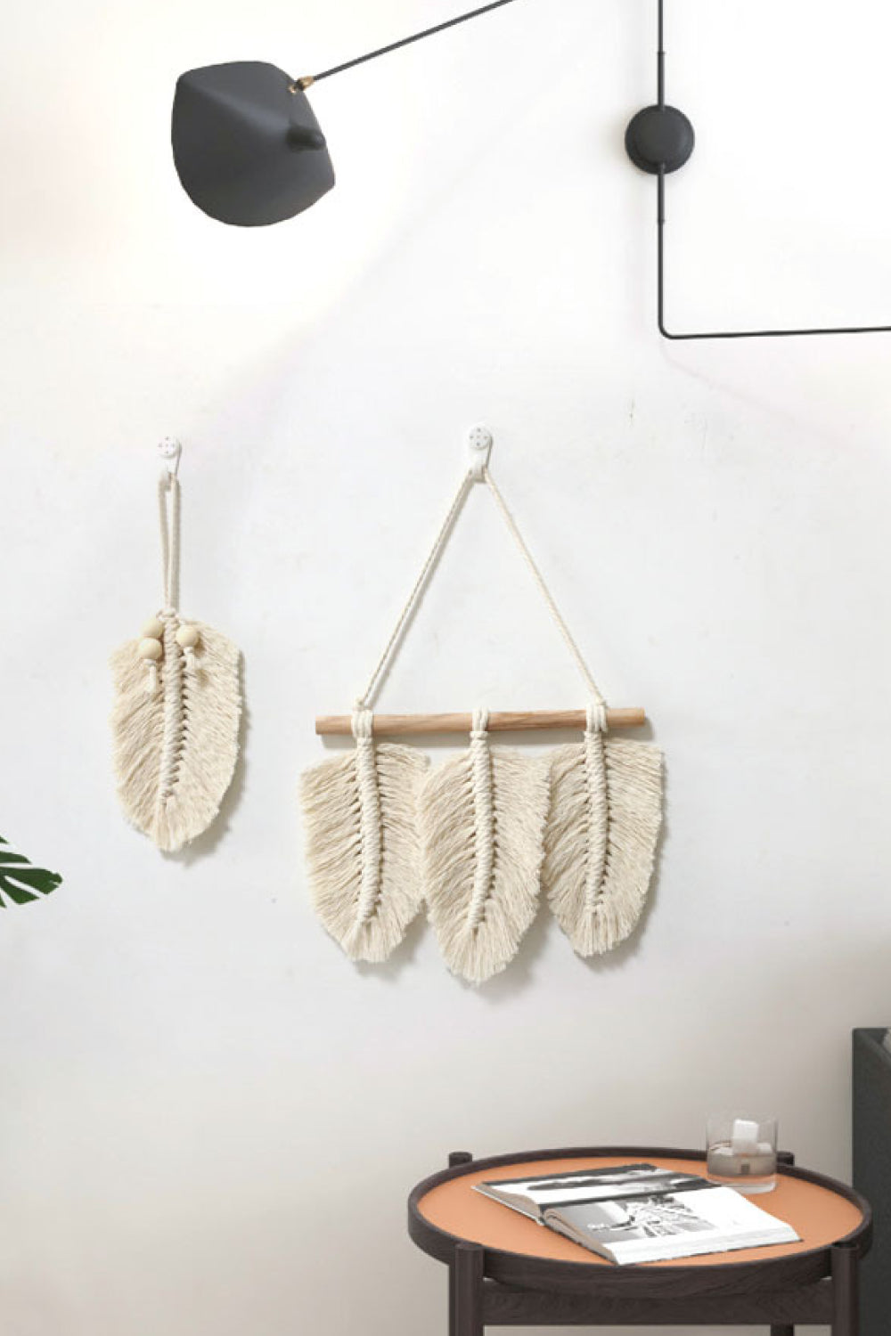 Feather Wall Hanging Set