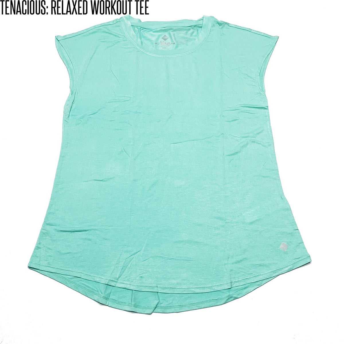 Tenacious Relaxed Workout Tee Large Mint