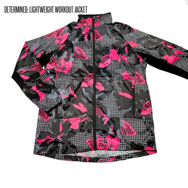 Determined Lightweight Fitness Jacket 2XL Pink
