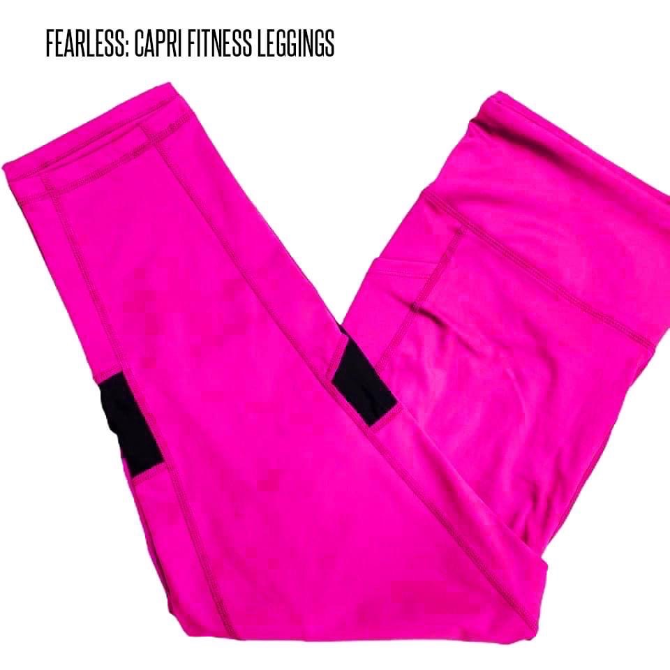 Fearless Athleisure Capri Legging XS Pink