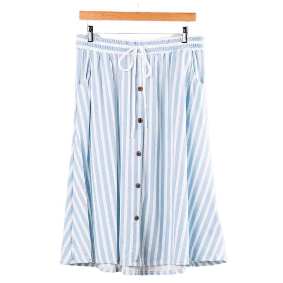 Marsha Skirt Large Stripes