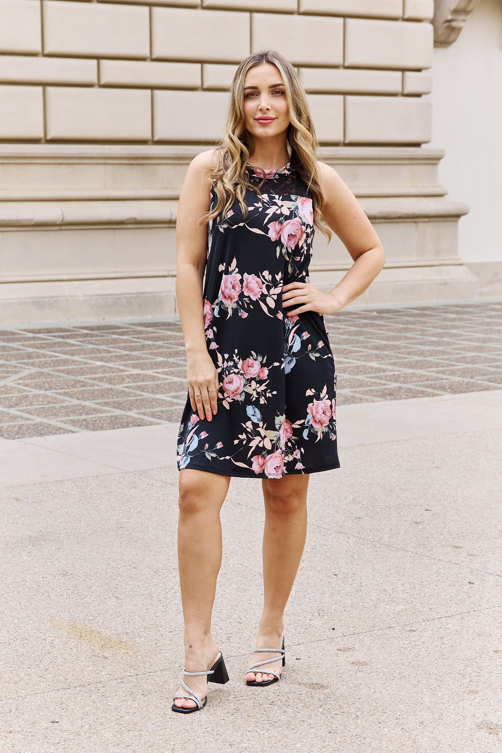 On a Journey Floral Dress with Pockets