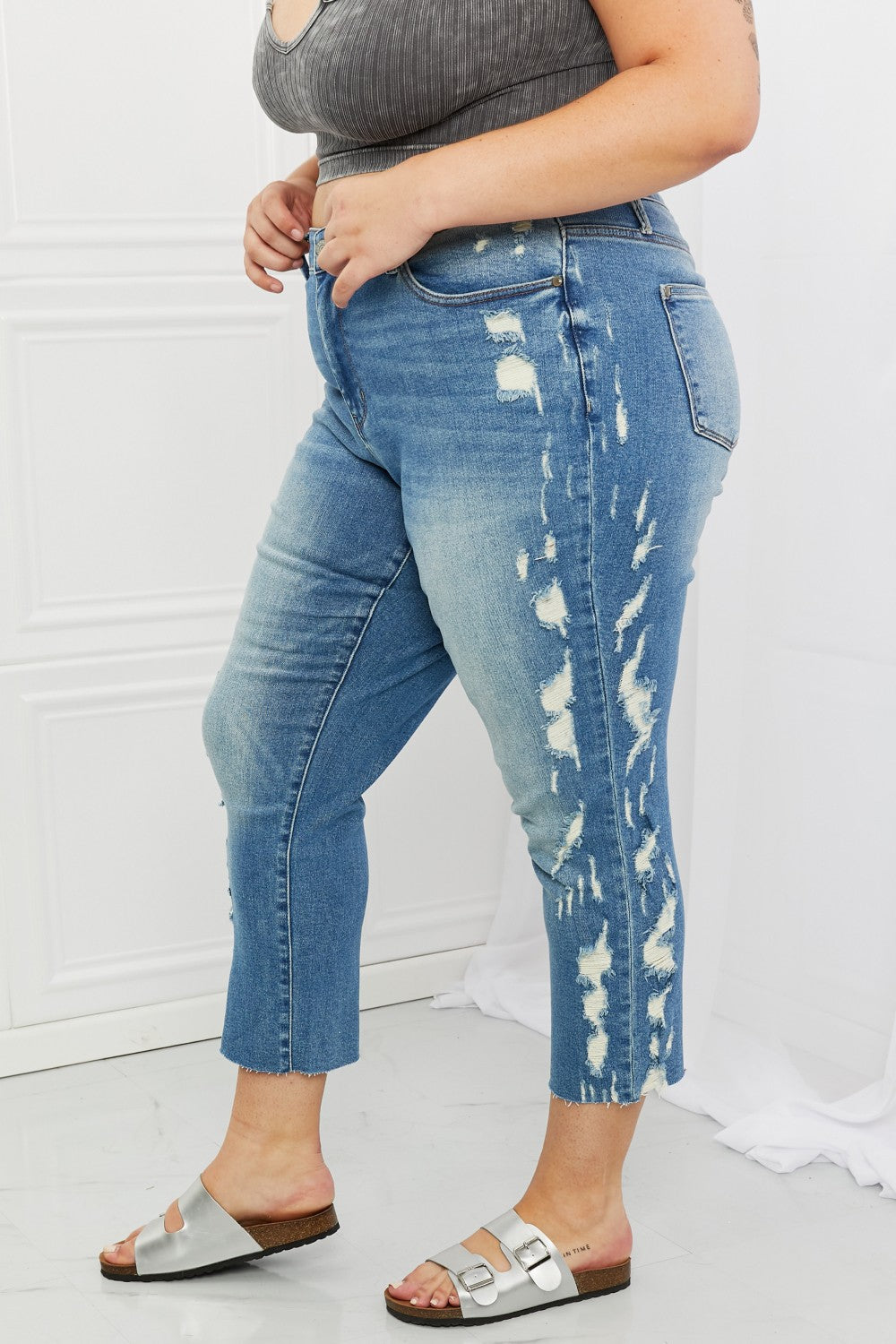 Judy Blue Laila Straight Leg Jeans