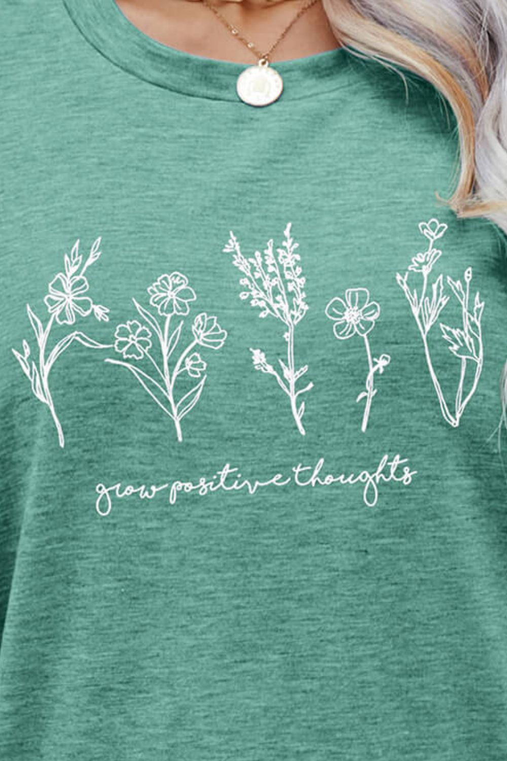 Grow Positive Thoughts Graphic Tee | 6 colors |