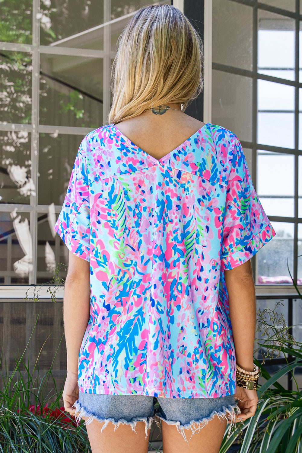 A New Day Spring Floral Top