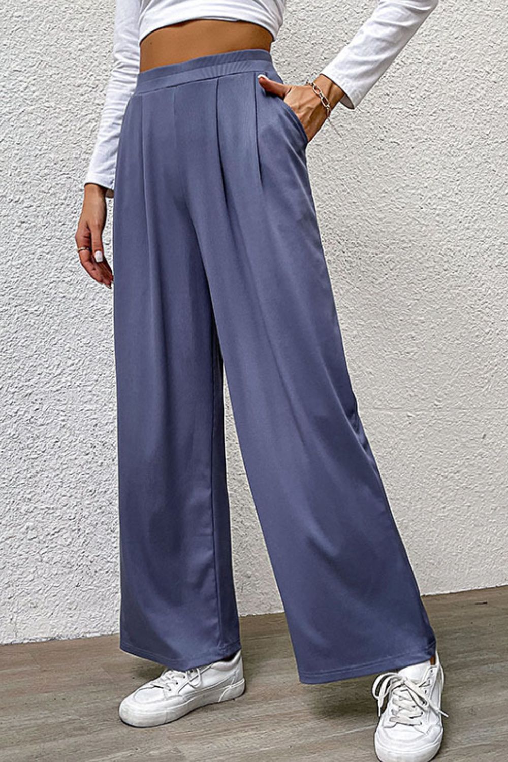 Soft Steel Pants with Pockets