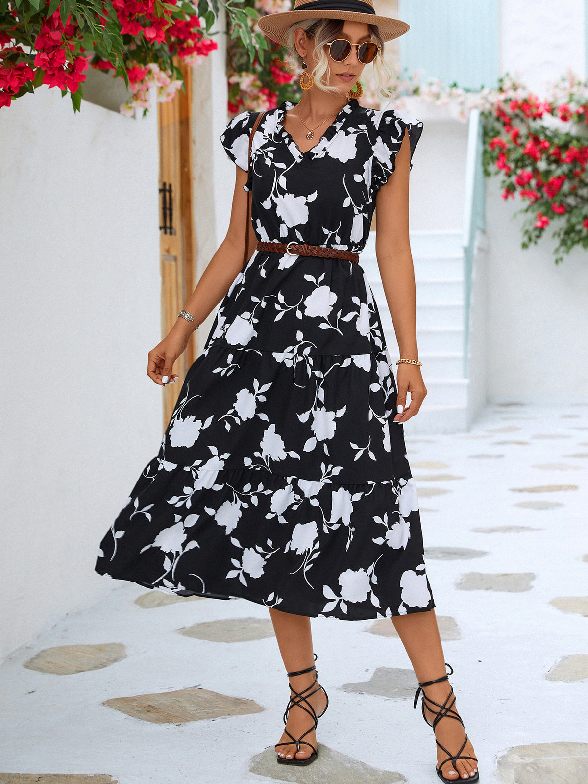 Diana Floral Midi Dress | 2 colors |