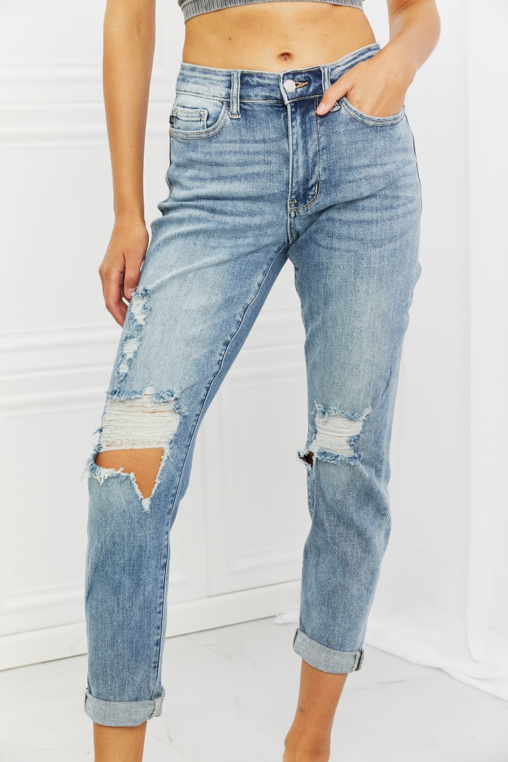 Judy Blue Malia Boyfriend Jeans