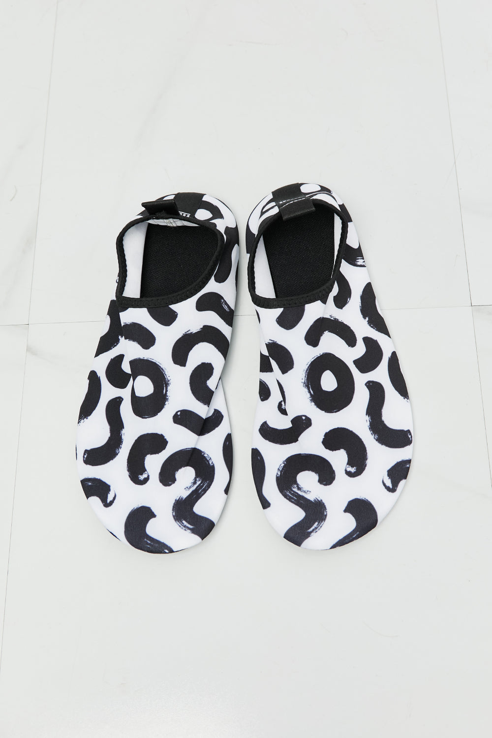 On The Shore Water Shoes in Black/White