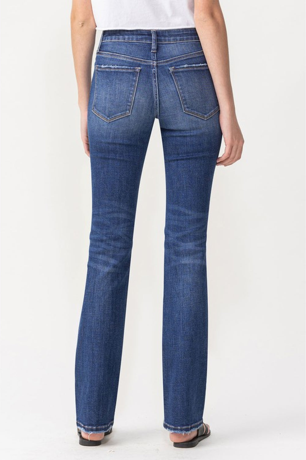 Rebecca Midrise Bootcut Jeans Dark Wash