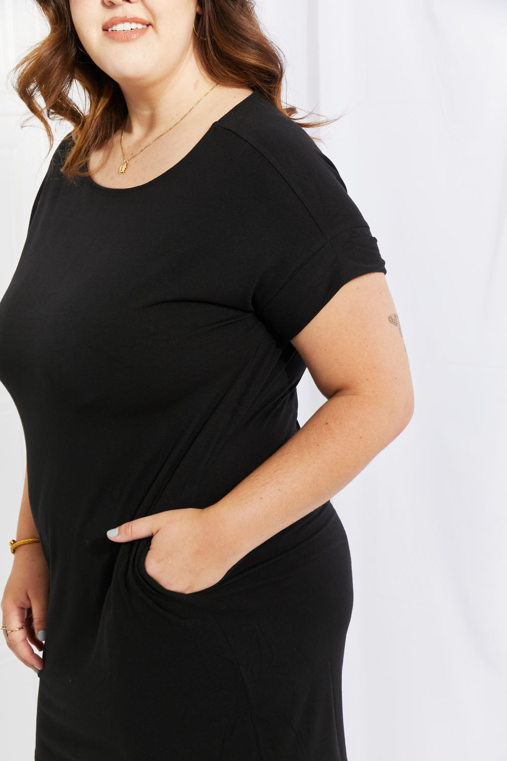 The Comfy Little Black Dress with Pockets