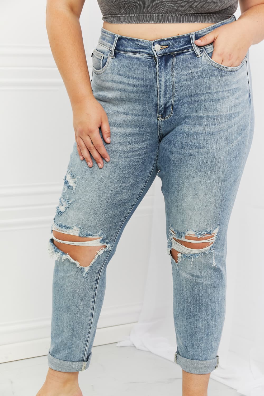 Judy Blue Malia Boyfriend Jeans