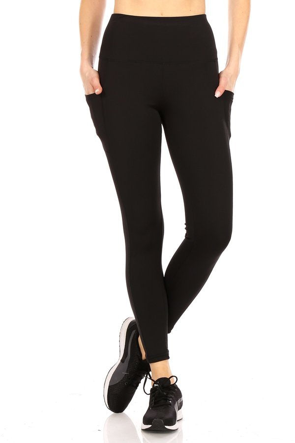 Athleisure Leggings with Pockets, Tummy Control, Uplifting Hold & Stretch.