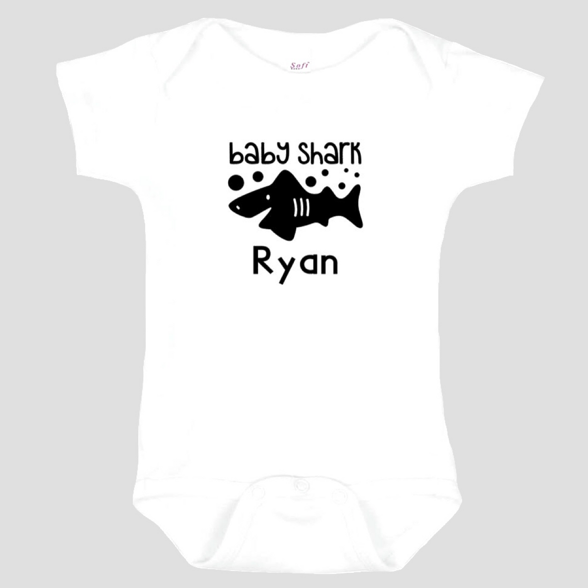 Baby Onesie: Shark * add baby name
