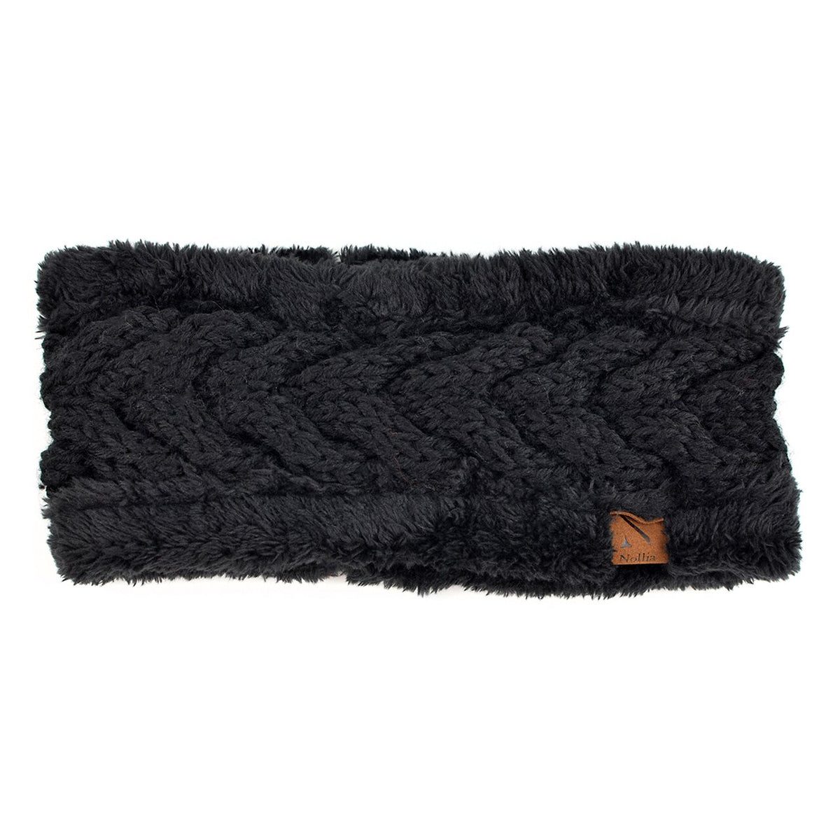 Cable Knit Fleece Headwrap