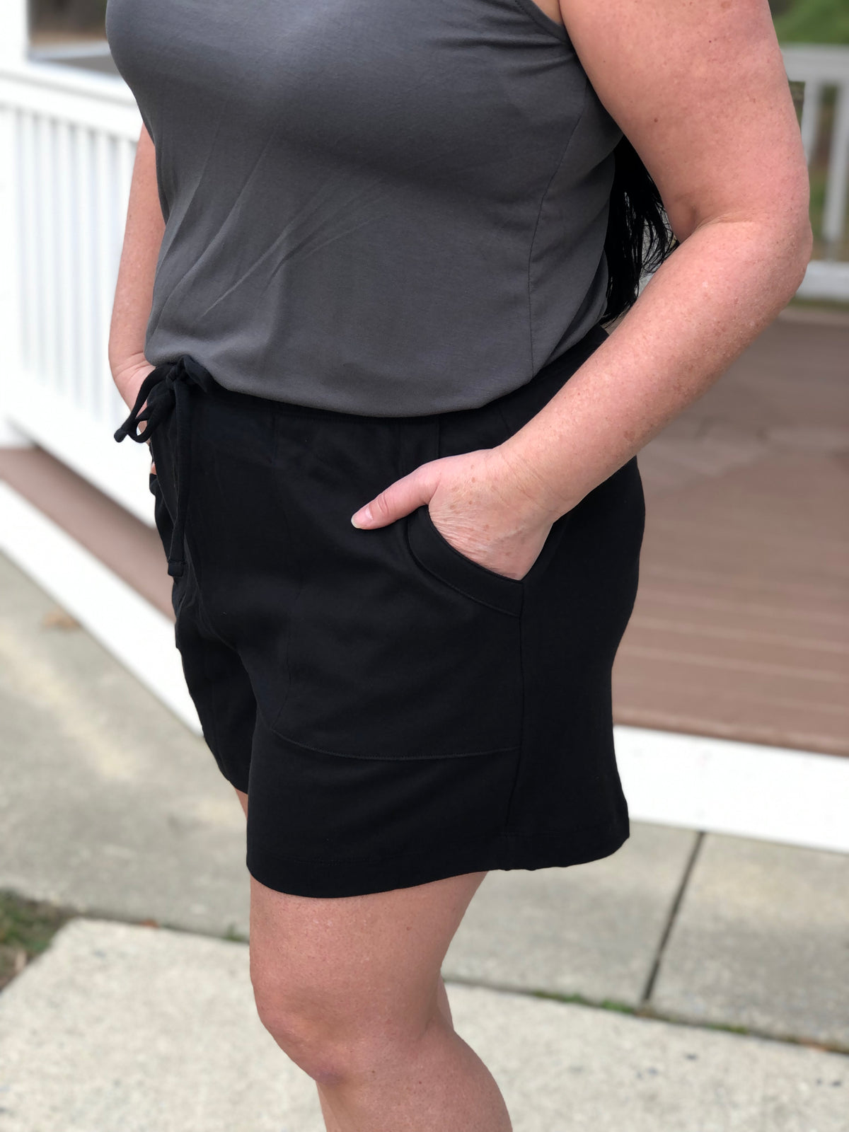 Christine Cotton Shorts with Pockets