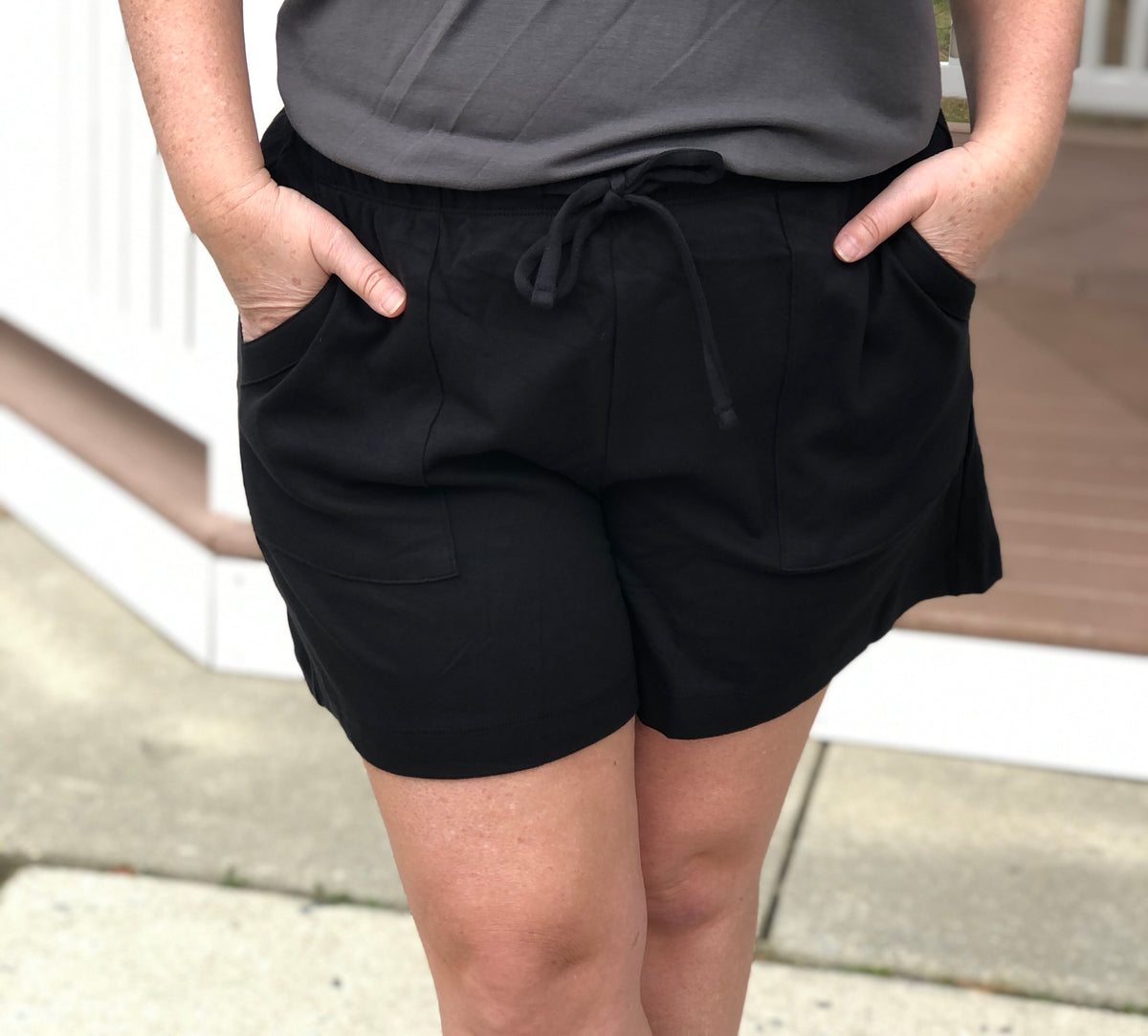 Christine Cotton Shorts with Pockets