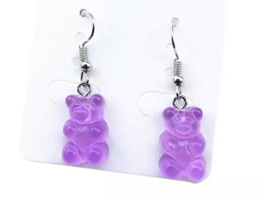 Gummy Bear Earrings |5 colors|