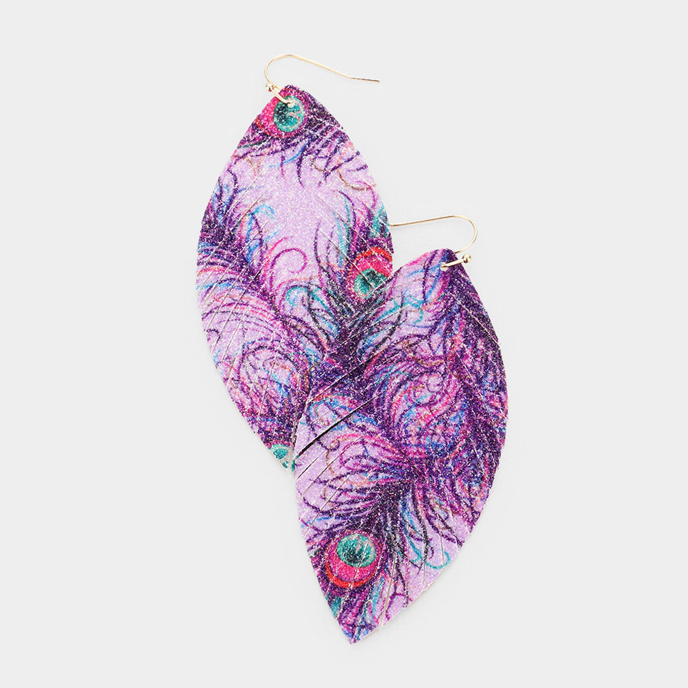 Feather Fringe Earrings |2 colors|