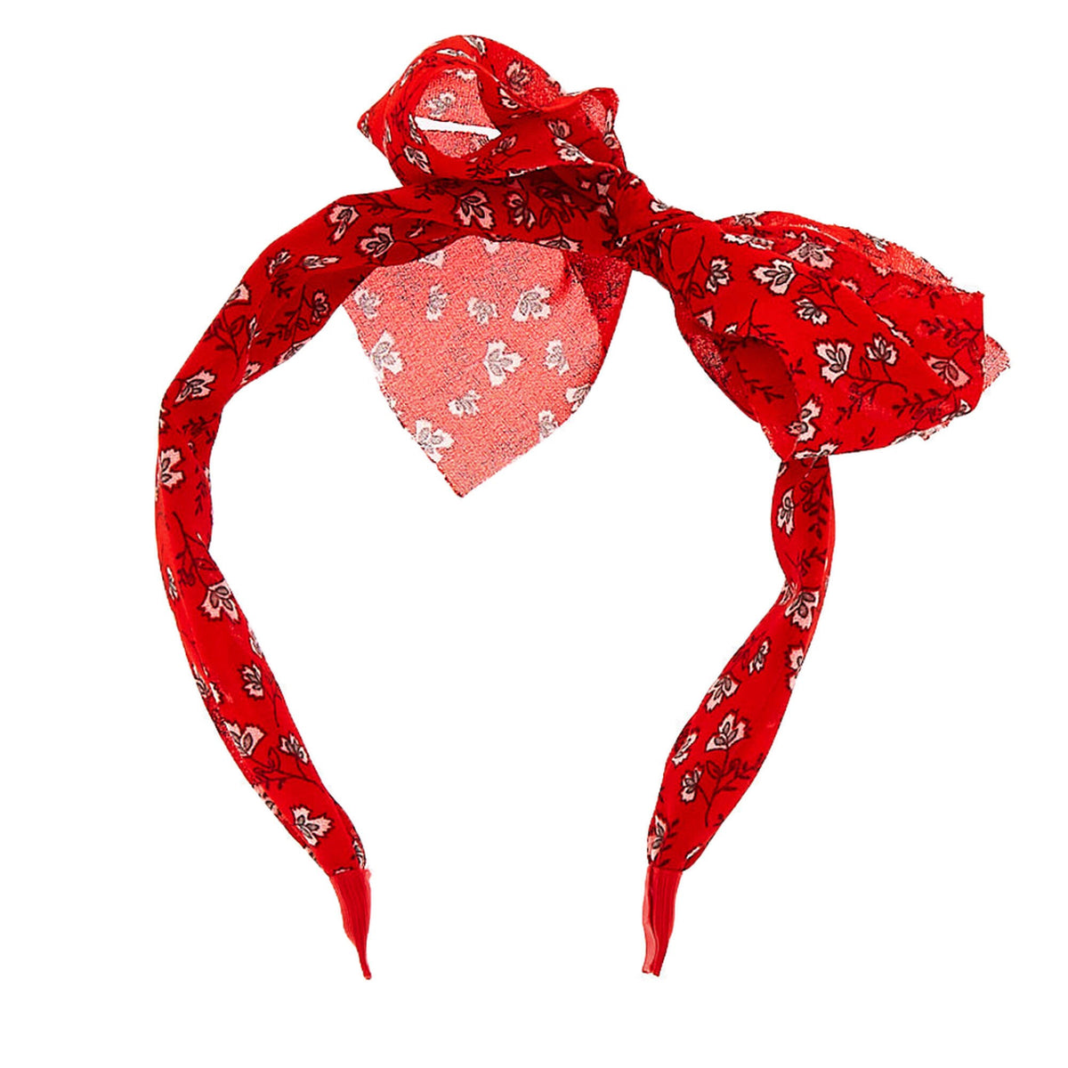 Scarlet Floral Headband