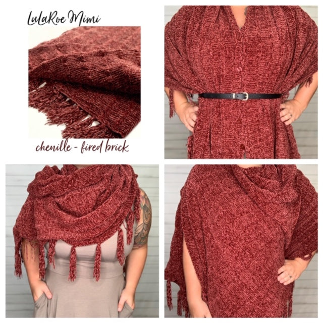 Mimi Shawl Wrap with Buttons