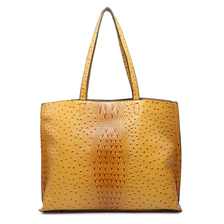 Oversized Ostrich Tote Bag | 4 colors |