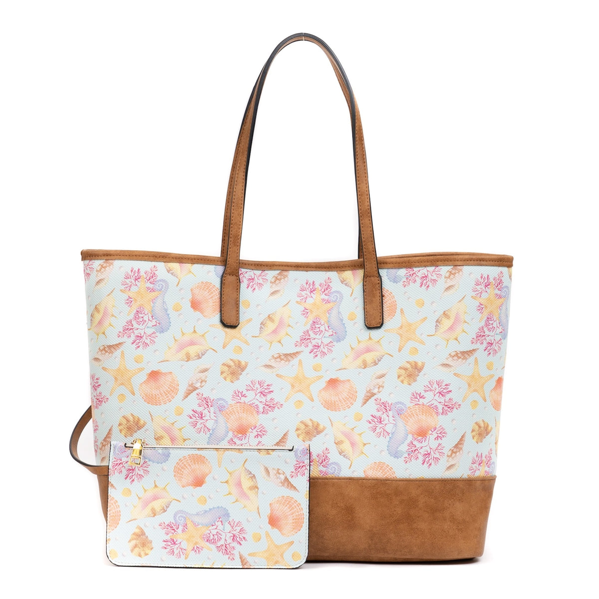 By the Sea Tote & Zipper Wallet Set