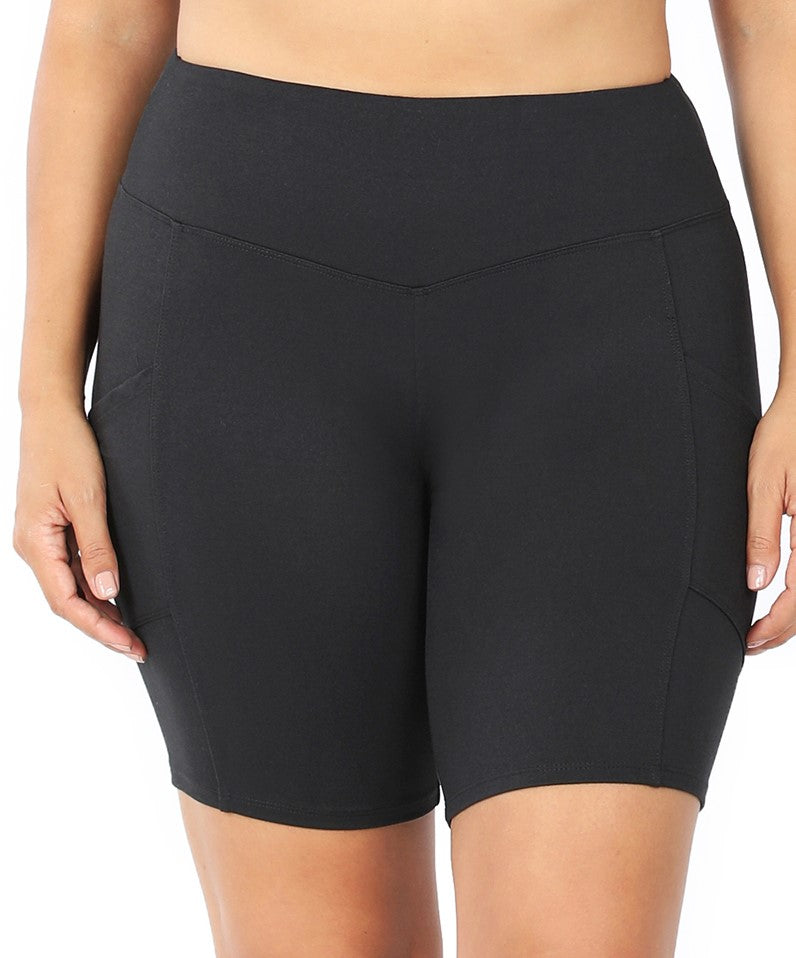 Athleisure Shorts with Pockets
