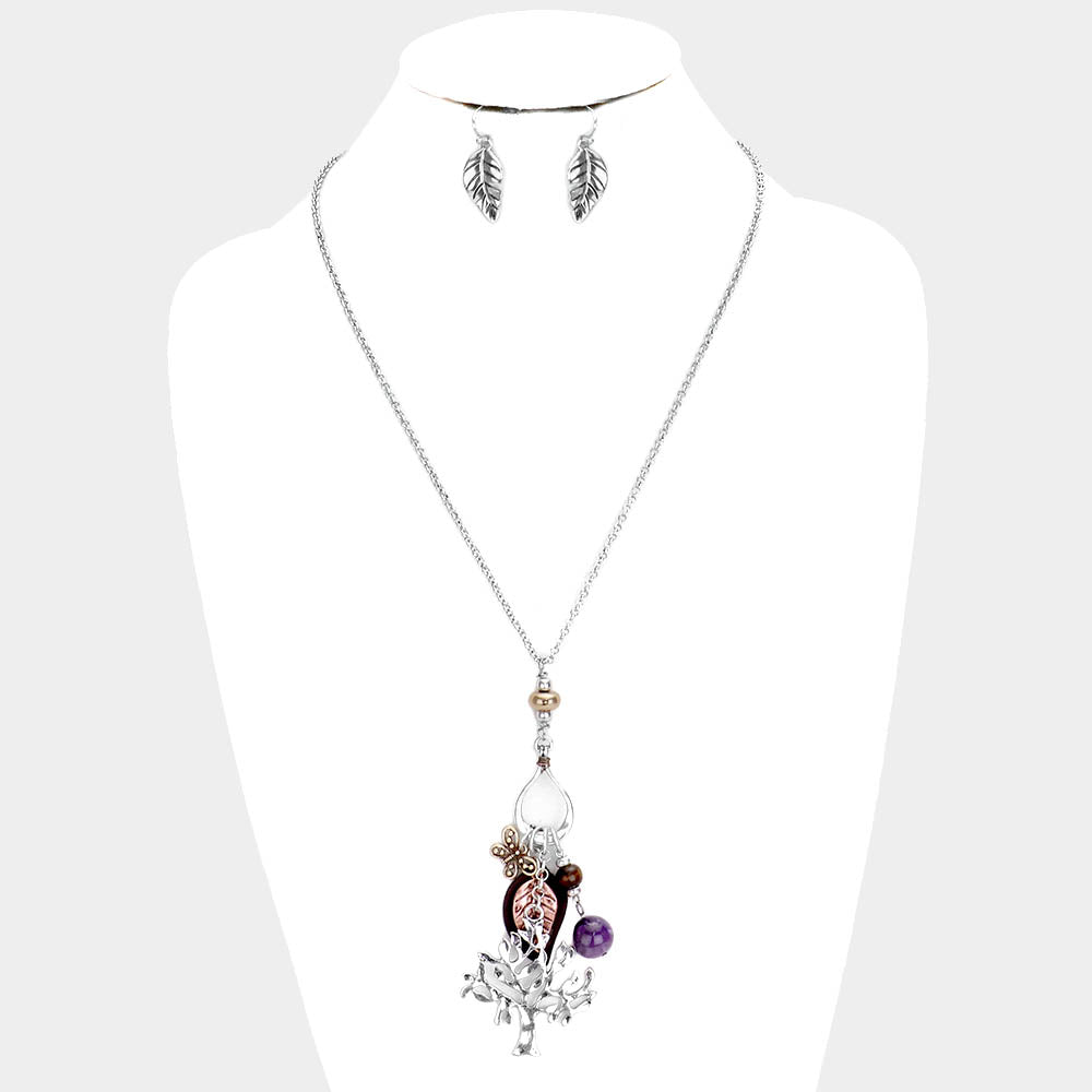 Tree of Life Necklace & Earring Set