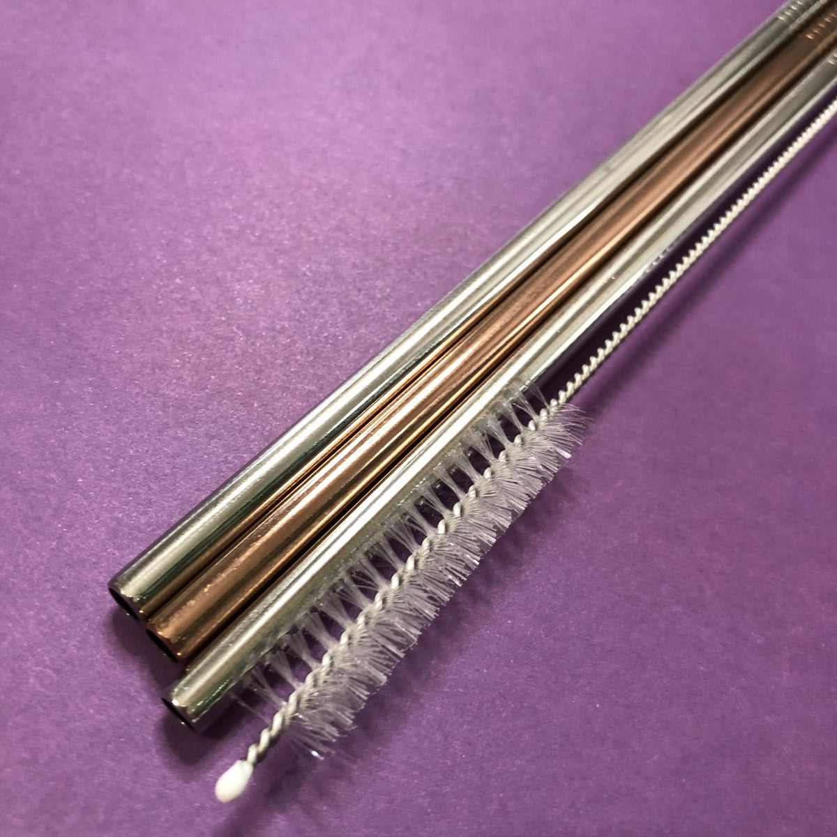 Do Your Part Reusable Straw & Brush Set Stainless Steel
