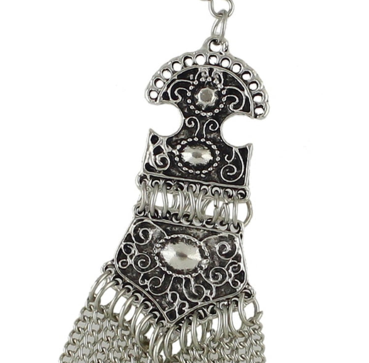 Tibet Tassel Chain Earrings