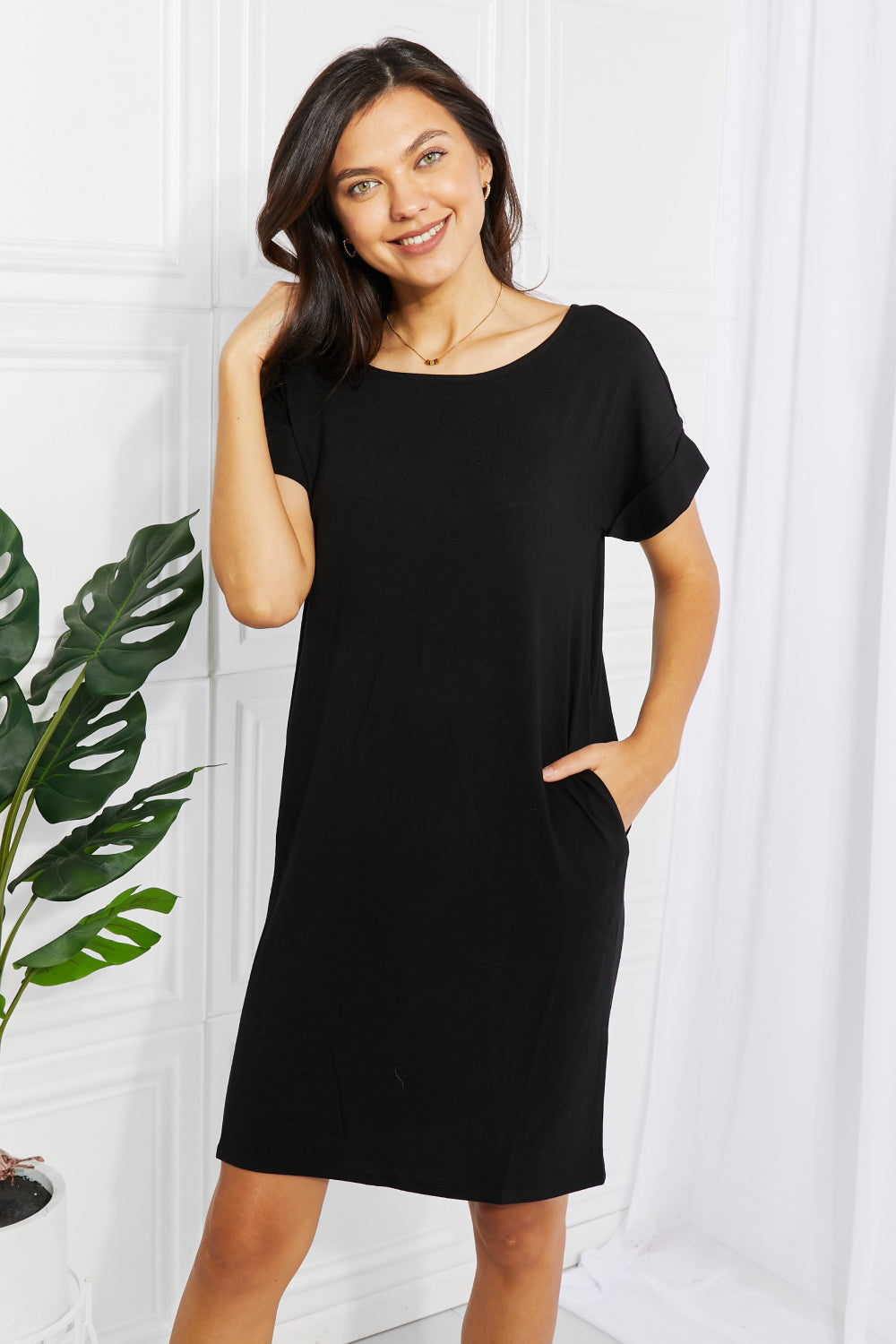 The Comfy Little Black Dress with Pockets