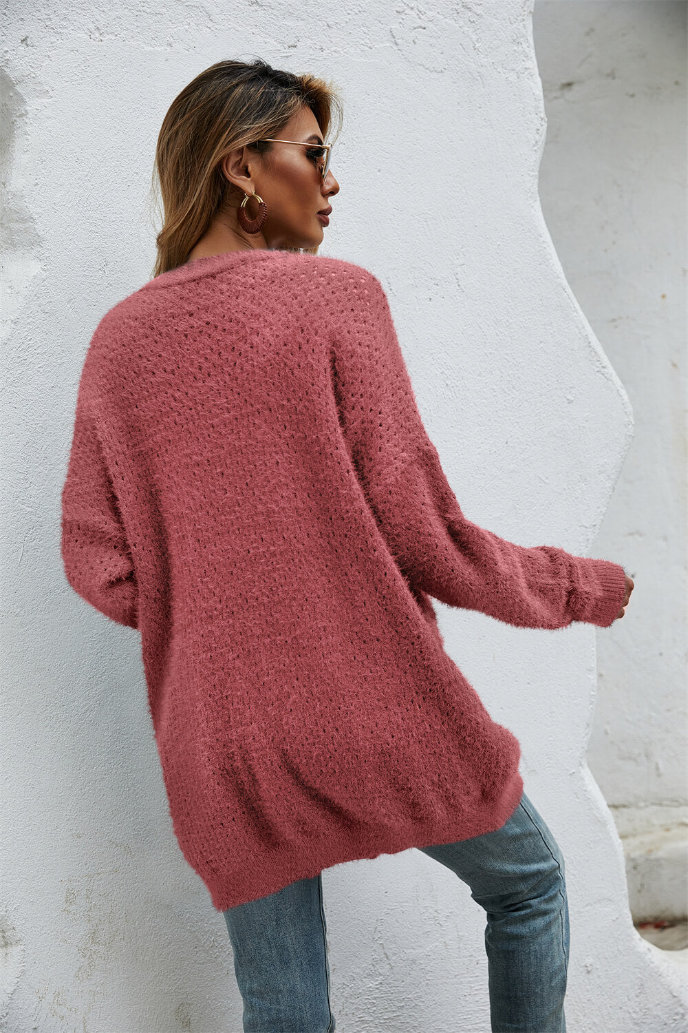Felicia Fuzzy Cardigan with Pockets | 6 colors |