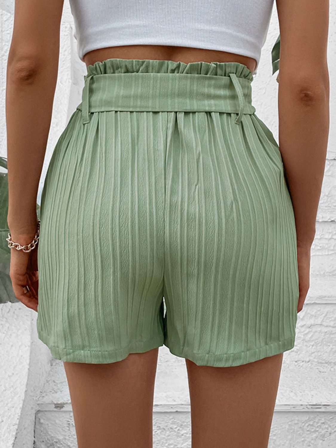 Bellamy Belted Shorts with Pockets