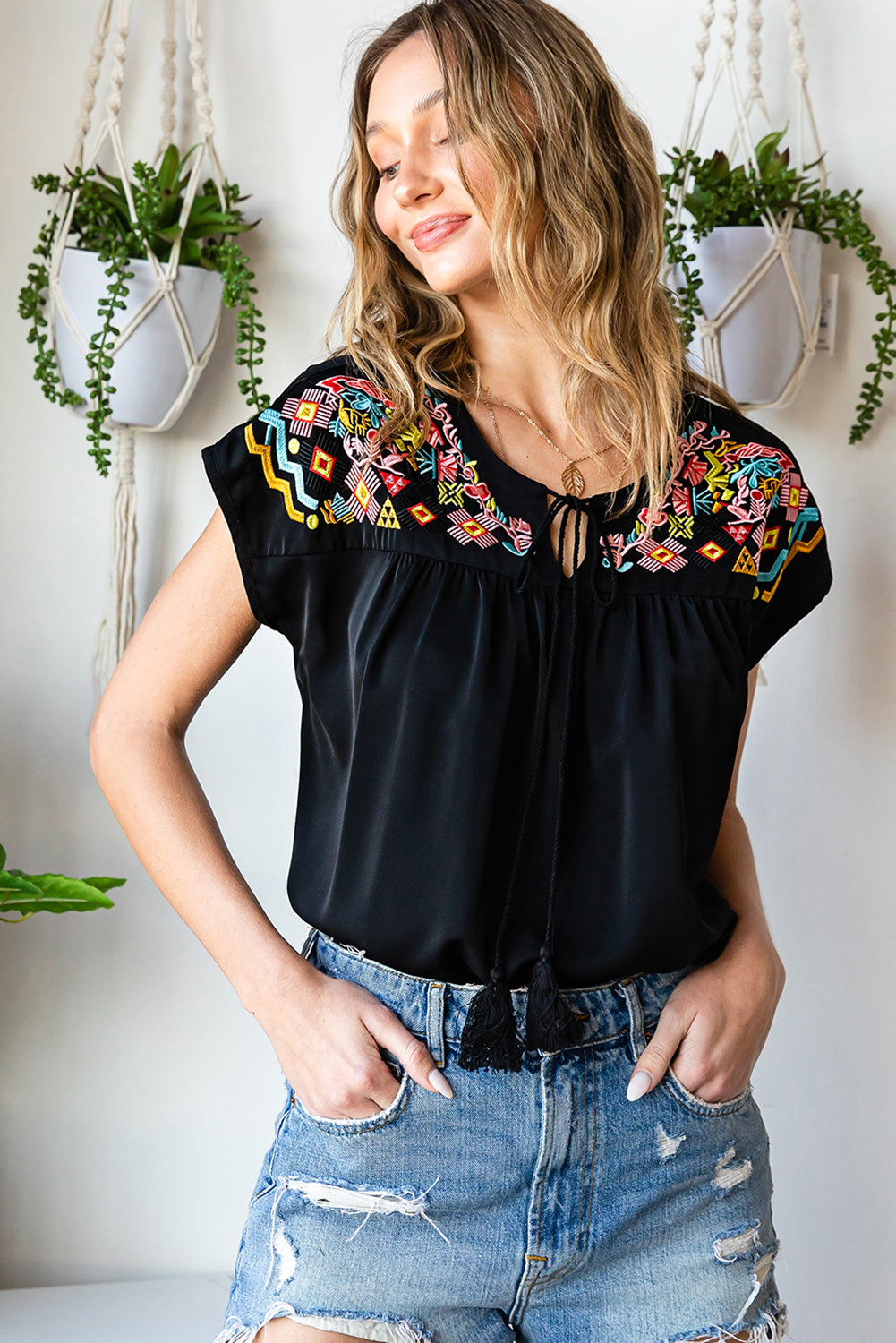 Emilyn Embroidered Blouse