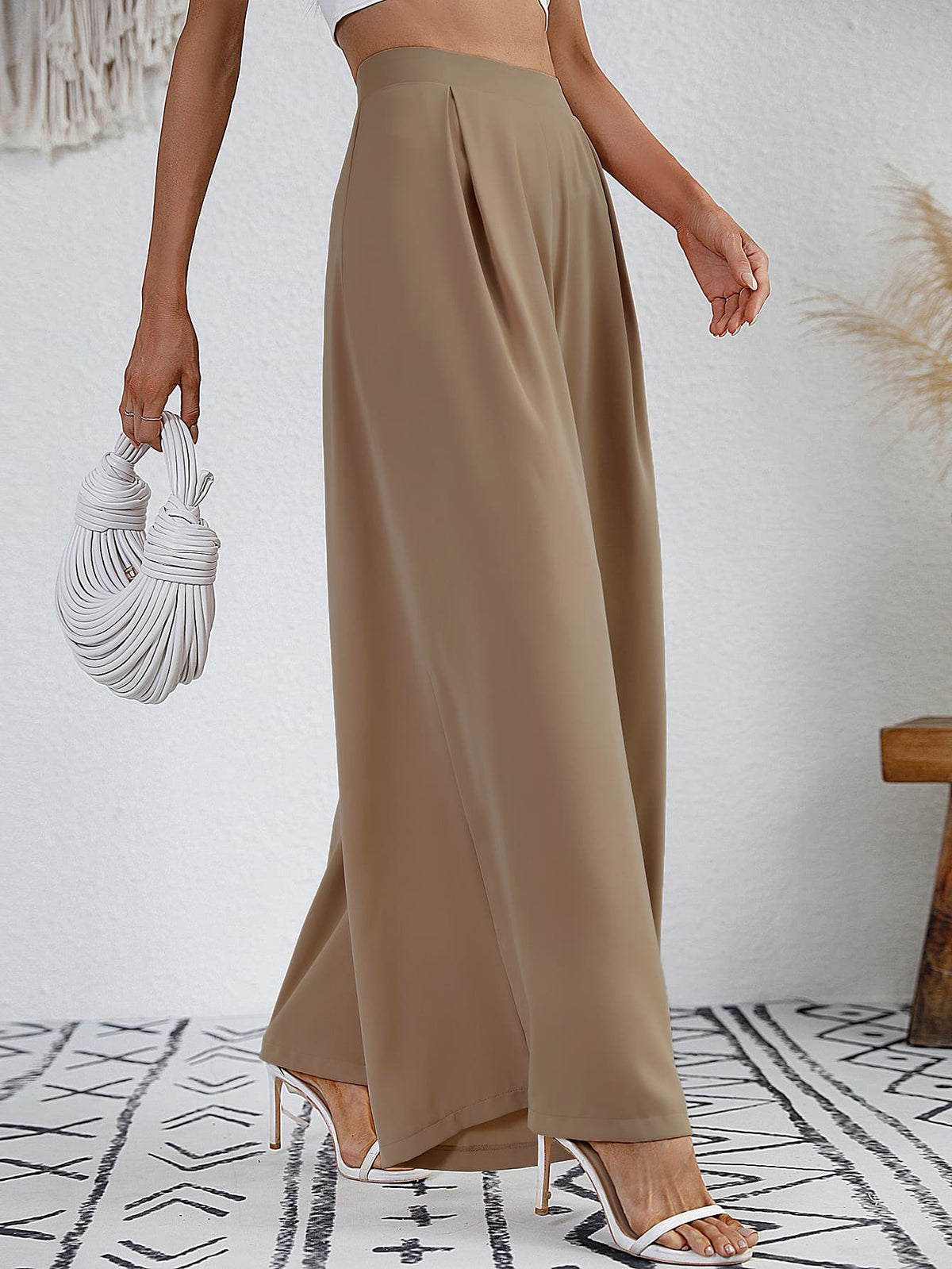 Weekender Wide Leg Pants in Camel