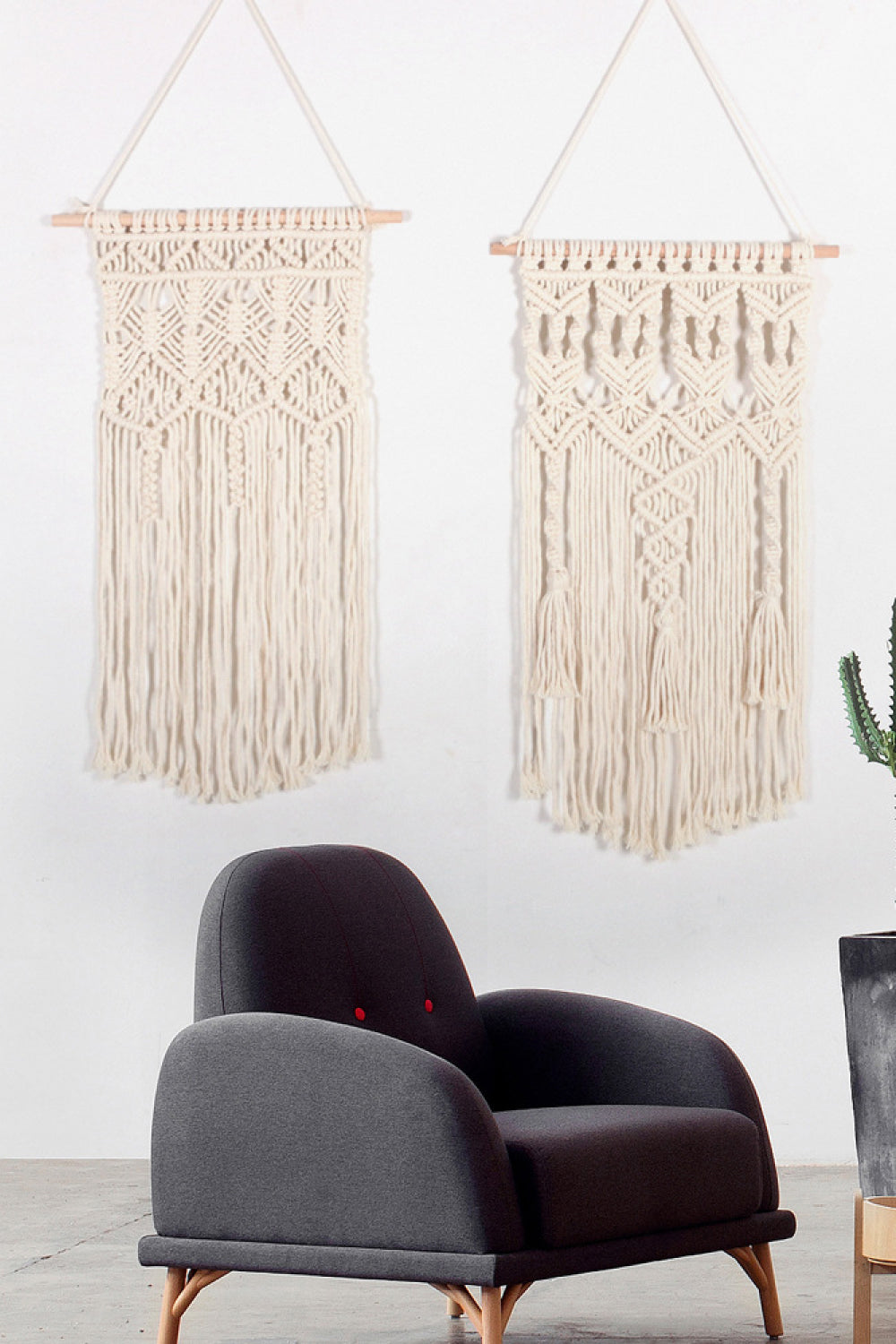 Macrame Bohemian Hand-Woven Fringe Wall Hanging | 2 Styles |