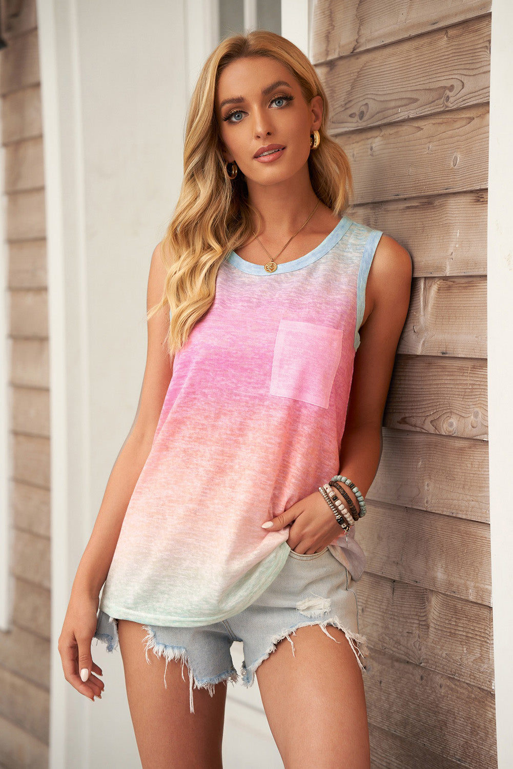 Staring into the Sunset Sleeveless Top