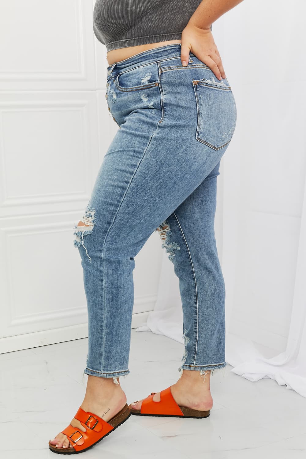 Judy Blue BobbiMay Boyfriend Jeans