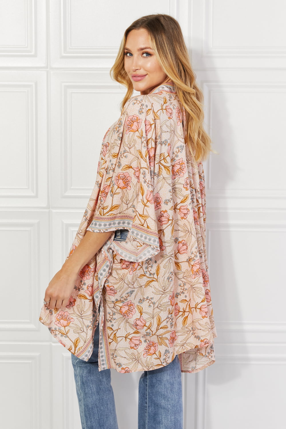 Floral Leaf Chic Kimono