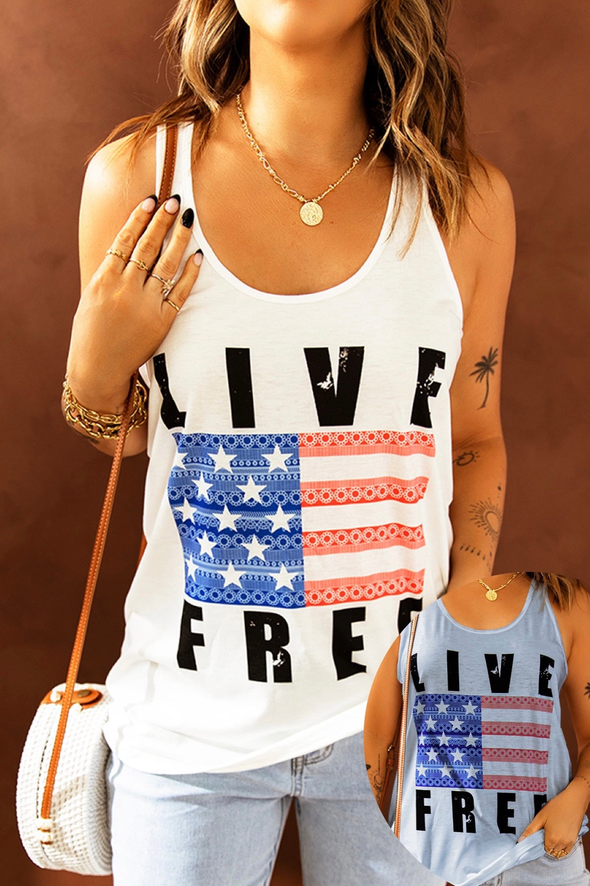 Live Free Tank | 2 colors |