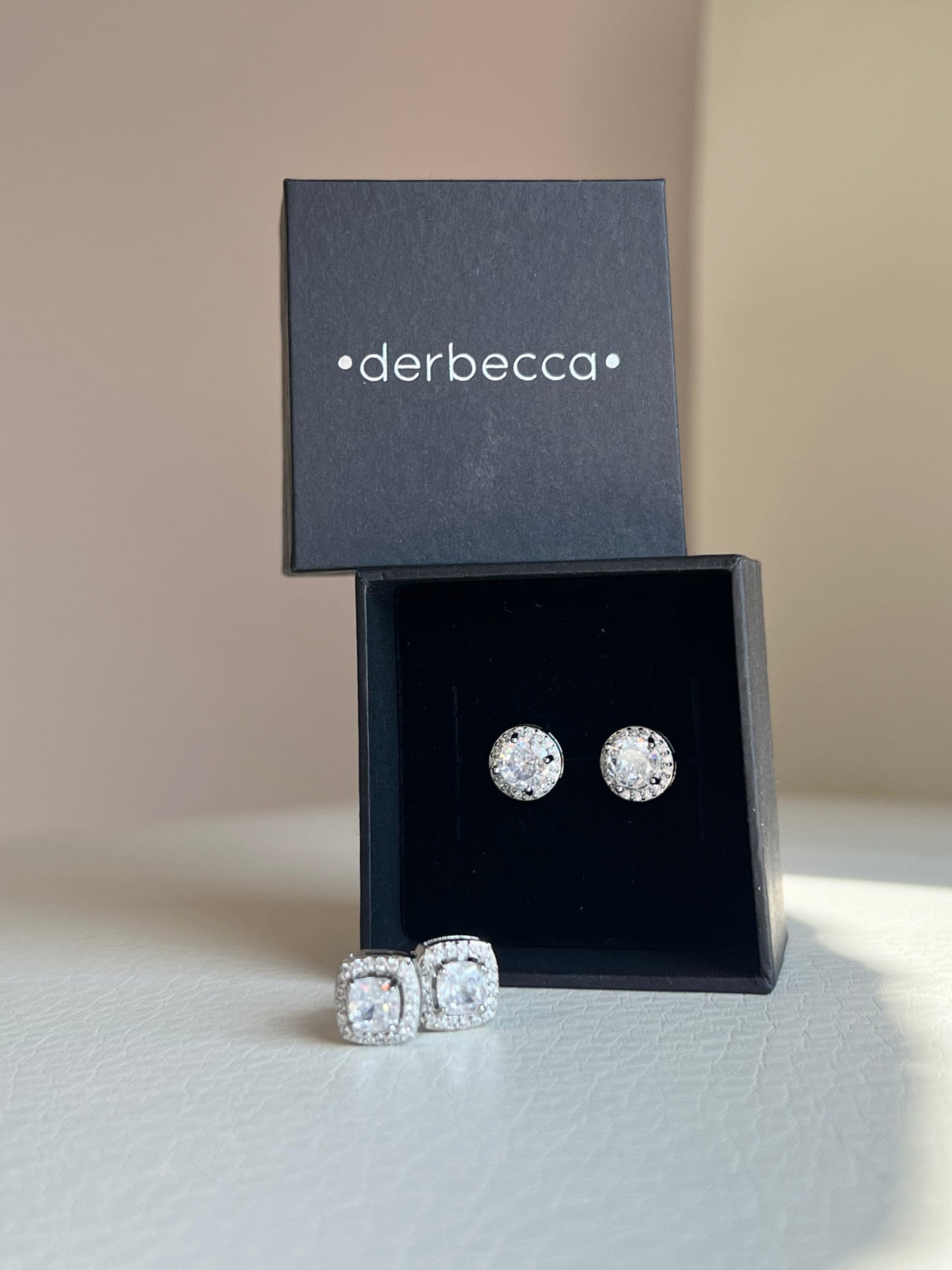 Annabel Embraced Solitaire Earrings