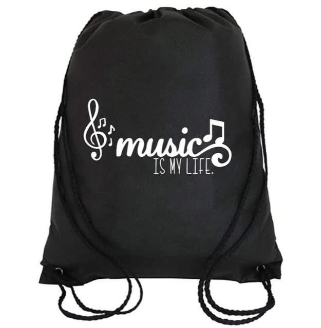Cinch Bag: Music is my Life