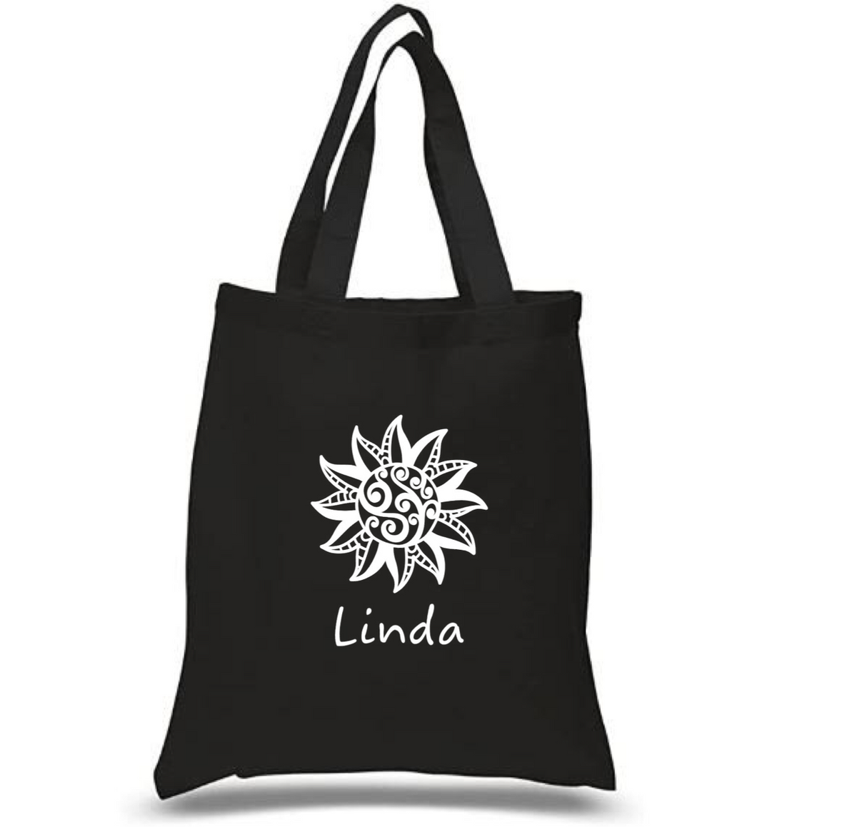 Tote Bag: Tribal Sun Personalized * Add your name