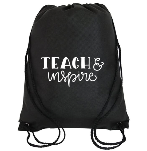 Cinch Bag: Teach & Inspire